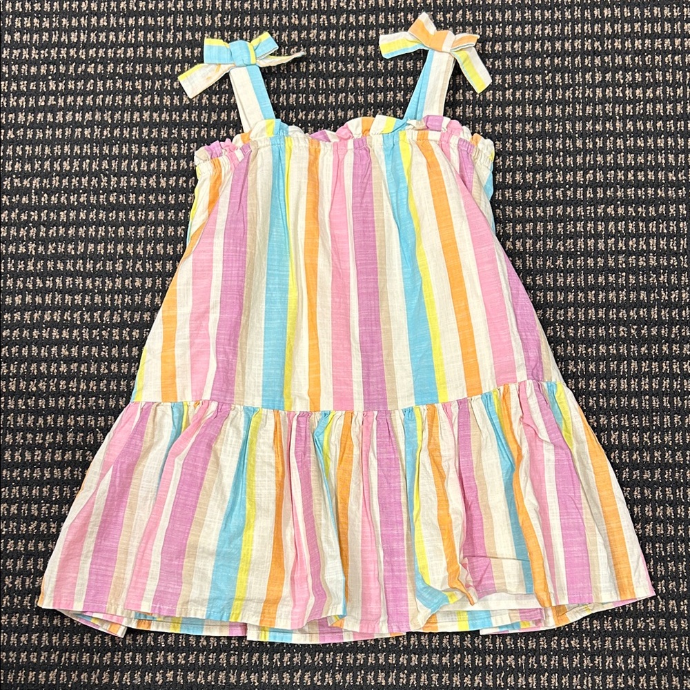 Cat & Jack Multicolor Striped Kids Casual Dress